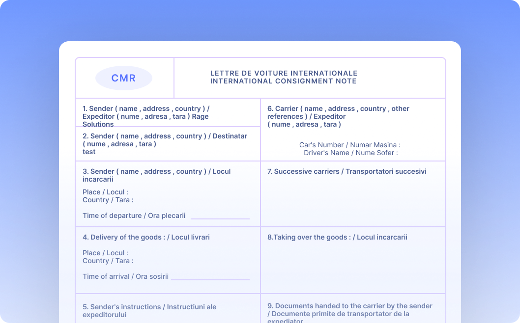 Automate Data Extraction from CMR Documents
