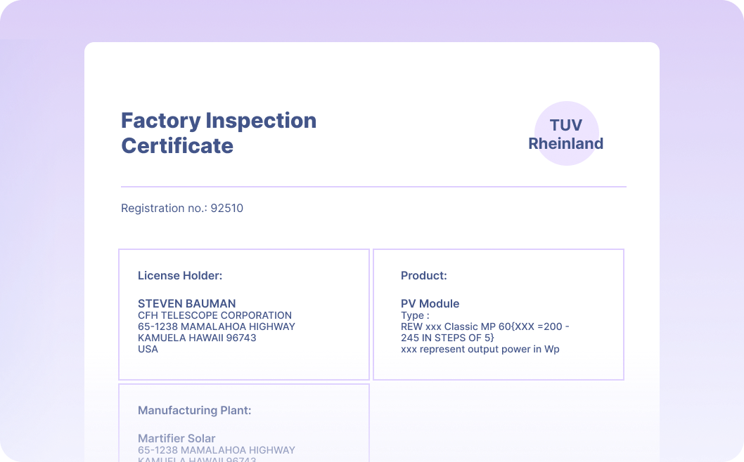 Automate Data Extraction from Inspection Certificates